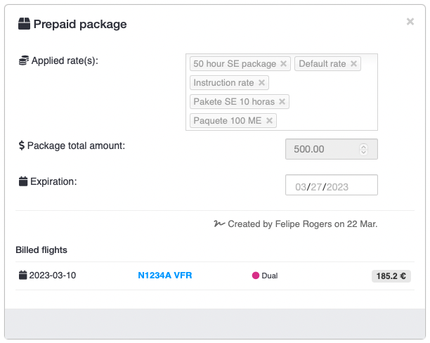 attach documents to each flight