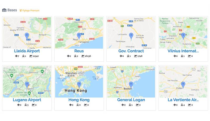 Multiple flight operation Bases